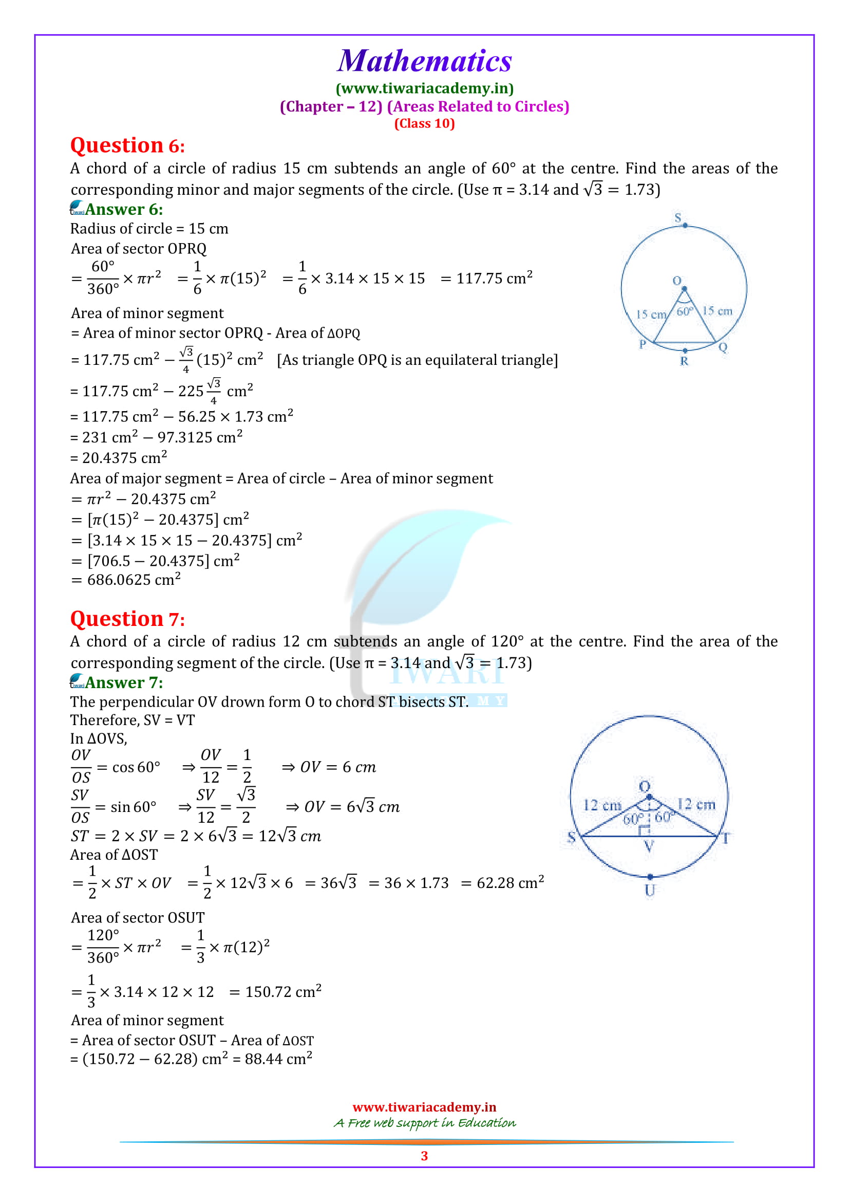 Ncert Solutions For Class 10 Maths Ch 12 Ex 12 1 China