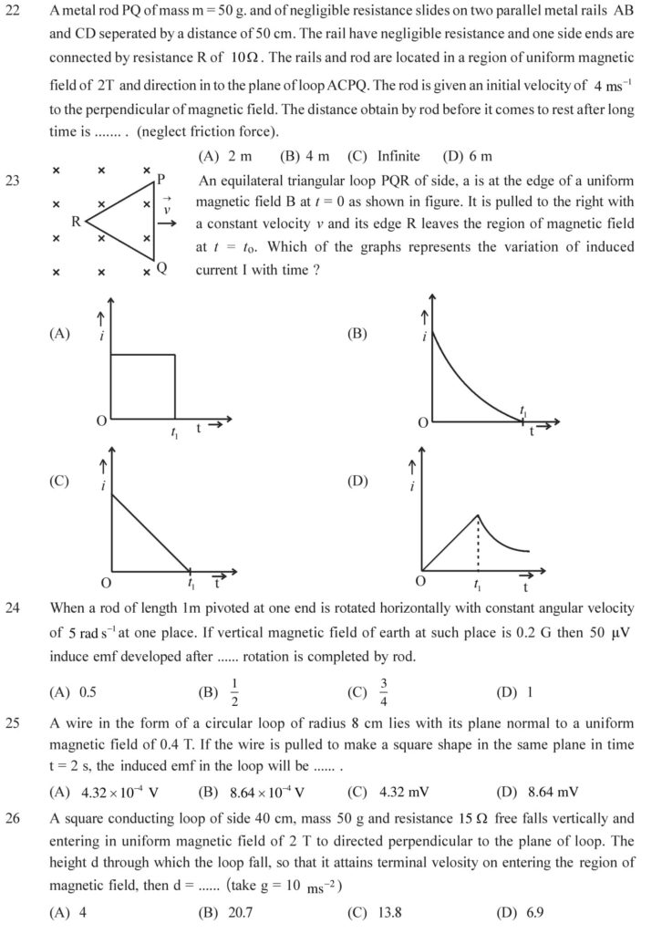 NCERT Solutions for Class 12 Physics Chapter 6 ElectromagneticInduction