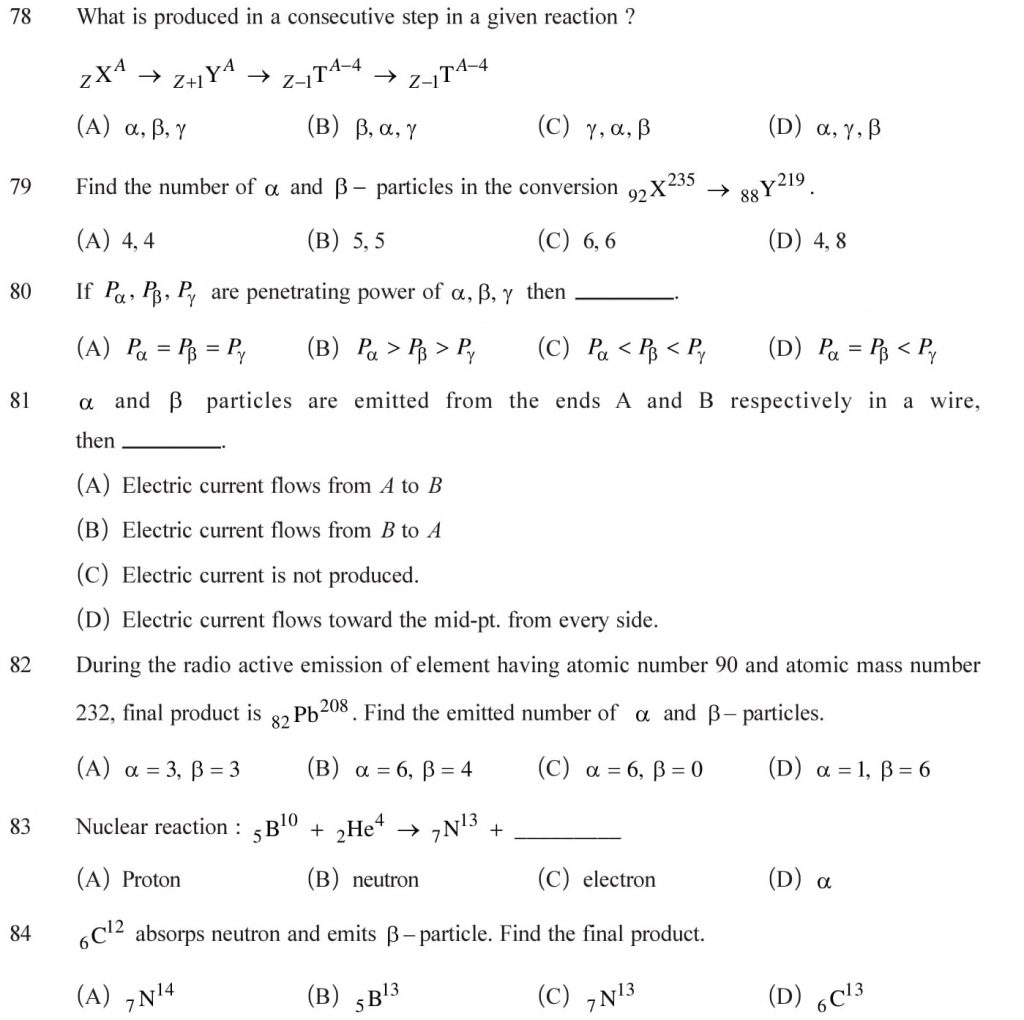 NCERT Solutions for Class 12 Physics Chapter 13 Nuclei in PDF Form